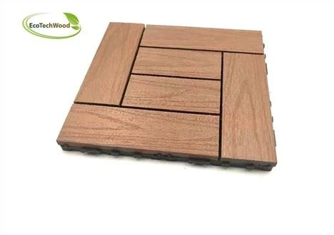 Dễ dàng cài đặt Tự làm Ngói sàn WPC lồng vào nhau