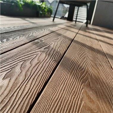 Tầng ngoài trời 3D WPC Decking